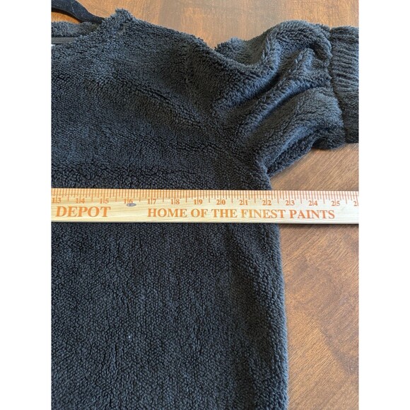 NEW Culture Code Girl’s Black Fleece Top XL Short Sleeve - Picture 8 of 8